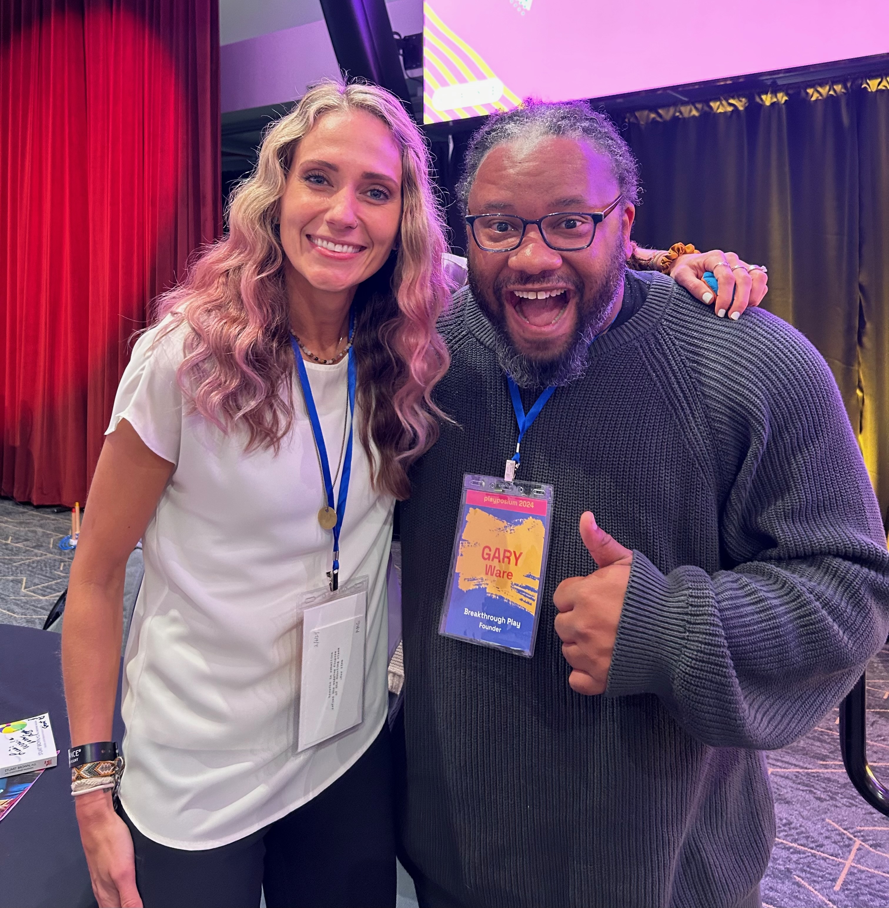 Lisa Forbes with Gary Ware